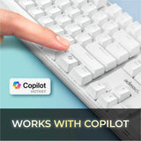 Adesso Multi-OS Illuminated Mechanical Keyboard With CoPilot AI Hotkey — AKB-680UW
