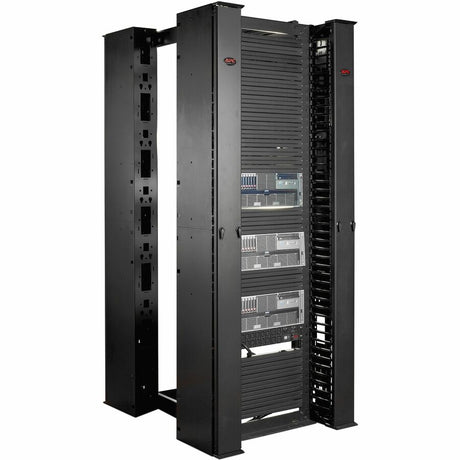 Performance,Vertical Cable Manager for 2 & 4 Post Racks, 84"H x 6"W, Single-Sided with Door — AR8615