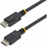 StarTech.com 2m (6ft) DisplayPort 1.2 Cable, 4K x 2K UHD VESA Certified DisplayPort Cable, DP Cable/Cord for Monitor, w/ Latches — DISPL2M