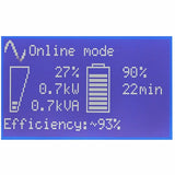 Eaton 9PX 1000VA 900W 208V Online Double-Conversion UPS - C14 Input, 8 C13 Outlets, Cybersecure Network Card Option, Extended Run, 2U Rack/Tower — 9PX1000GRT