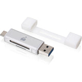 IOGEAR USB-C Duo Mobile Device Card Reader/Writer — GFR3C12
