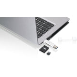 IOGEAR USB-C Duo Mobile Device Card Reader/Writer — GFR3C12