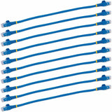 StarTech.com 1 ft. CAT6 Ethernet Cable - 10 Pack - ETL Verified - Blue CAT6 Patch Cord - Snagless RJ45 Connectors - 24 AWG - UTP — N6PATCH1BL10PK