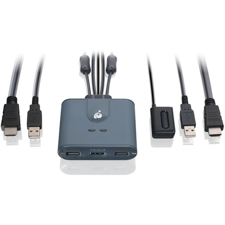 IOGEAR 2-Port Full HD KVM Switch with HDMI and USB Connections — GCS32HU