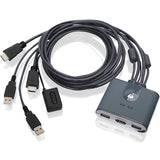 IOGEAR 2-Port Full HD KVM Switch with HDMI and USB Connections — GCS32HU