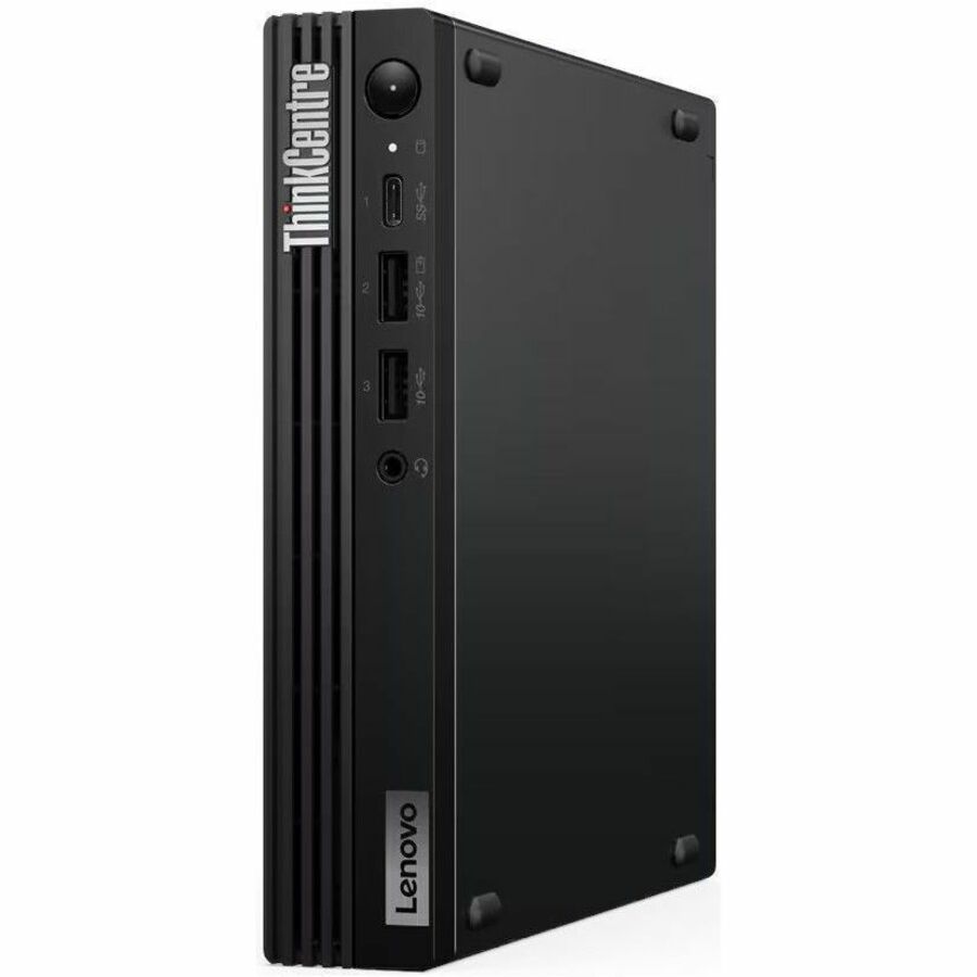 Lenovo ThinkCentre M70q Gen 5 12TD001GUS Desktop Computer - Intel Core i5 14th Gen i5-14400T - 8 GB - 256 GB SSD - Tiny - Black — 12TD001GUS