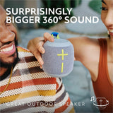 Ultimate Ears WONDERBOOM 4 Portable Waterproof Bluetooth Speaker With Big Bass and 360-Degree Sound, Dustproof Floating Speaker With 131ft (40m) Range, Black — 984-001876