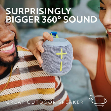 Ultimate Ears WONDERBOOM 4 Portable Waterproof Bluetooth Speaker With Big Bass and 360-Degree Sound, Dustproof Floating Speaker With 131ft (40m) Range, Black — 984-001876