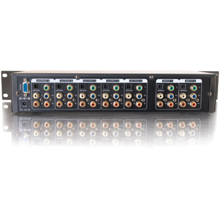 C2G 3x5 Component Video + Stereo Audio + TOSLINK Digital Audio Matrix Selector Switch — 40973