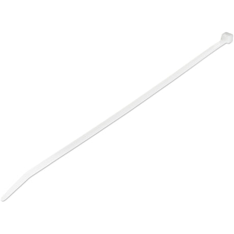 StarTech.com 10"(25cm) Cable Ties, 2-5/8"(68mm) Dia, 50lb(22kg) Tensile Strength, Nylon Self Locking Ties, UL Listed, 1000 Pack, White — CBMZT10NK