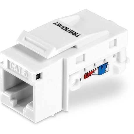 TRENDnet Cat6 Keystone Jack 50-Pack Bundle, TC-K50C6, Compatible with Cat5/Cat5e/Cat6 Cabling Cat6 RJ45 Keystone Jacks, Use with the TC-KP24 or TC-KP48 Blank Keystone Patch Panels (Sold Separately) — TC-K50C6