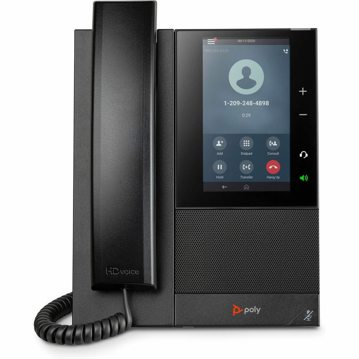 Poly CCX 505 Business Media Phone with Open SIP and PoE-enabled GSA/TAA — 849A6AA