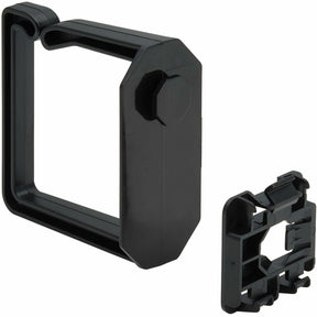 Eaton Tripp Lite Series Cable Management D-Rings for DIN Rails - Multi-Angle, 2U, Black, 2 Pack — NCM-DIN02-02