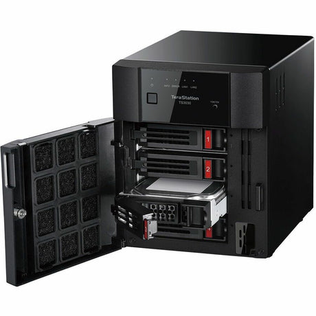 BUFFALO TeraStation 3430DN 4-Bay Secure SMB Desktop NAS 8TB (4x2TB) with Hard Drives Included — TS3430DN0804