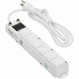 Eaton Tripp Lite Series Safe-IT UL 1363A Medical-Grade Power Strip for Patient Care Vicinities, 6 Hospital-Grade Outlets, Load Monitor, Safety Covers, Antimicrobial, 7 ft. (2.1 m) Cord — PS-607-HG-OEMLM