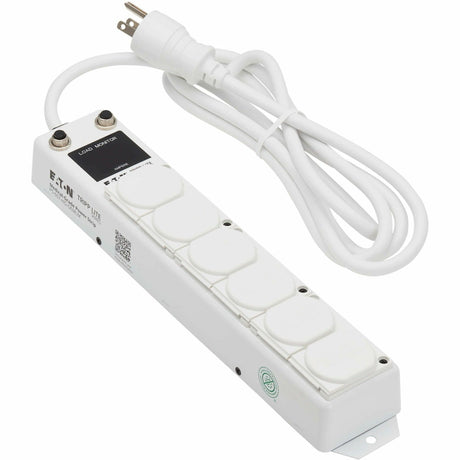 Eaton Tripp Lite Series Safe-IT UL 1363A Medical-Grade Power Strip for Patient Care Vicinities, 6 Hospital-Grade Outlets, Load Monitor, Safety Covers, Antimicrobial, 7 ft. (2.1 m) Cord — PS-607-HG-OEMLM