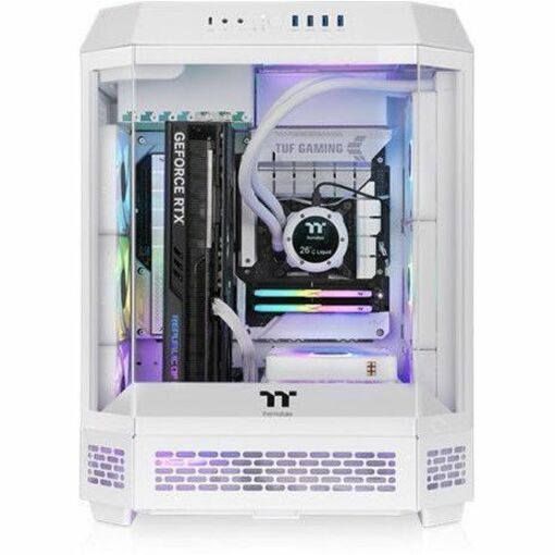 Thermaltake The Tower 600 Snow Mid Tower Chassis — CA-1Z1-00M6WN-00