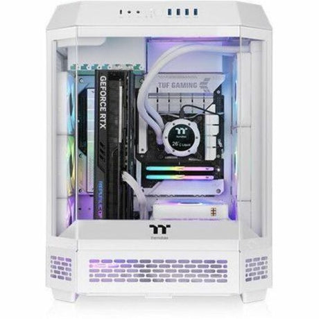 Thermaltake The Tower 600 Snow Mid Tower Chassis — CA-1Z1-00M6WN-00