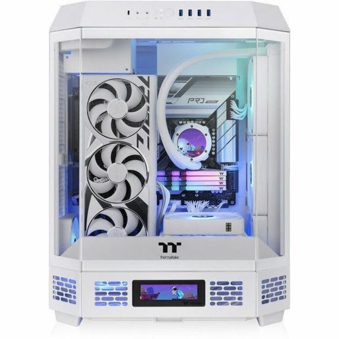 Thermaltake The Tower 600 Snow Mid Tower Chassis — CA-1Z1-00M6WN-00