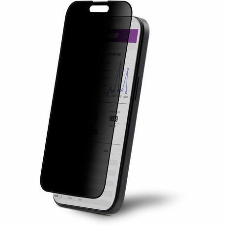 StarTech.com 4-Way Privacy Screen For iPhone 15 Plus, Portrait/Landscape, Touch-Enabled, +/- 30 Deg. View, Tempered Glass Protector Filter — I15T1-PRIVACY-SCREEN
