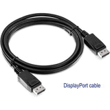TRENDnet 6 ft. DisplayPort, USB, and Audio KVM Cable Kit,TK-CP06, Compatible w/ TK-240DP & TK-440DP Dual Monitor Displayport KVM Switches, Displayport 1.2, USB Mouse/Keyboard, 3.5mm Audio Connections — TK-CP06