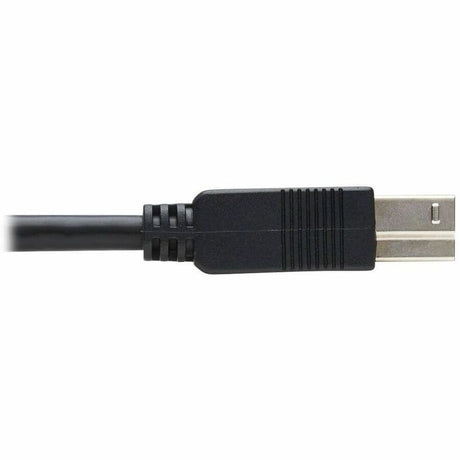 Eaton Tripp Lite Series USB 3.2 Gen 1 Plenum-Rated Fiber Active Optical Cable (AOC) - 5 Gbps, (A to B M/M), Black, 15 m — U328F-15M