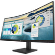 HP P34HC G4 34" Class WQHD Curved Screen LCD Monitor - 21:9 - Black — 21Y56AA#ABA