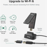 Plugable WiFi 6 USB WiFi Adapter for Desktop PC and Laptops, AX1800 USB 3.0 and USB C — USB-WIFIAX
