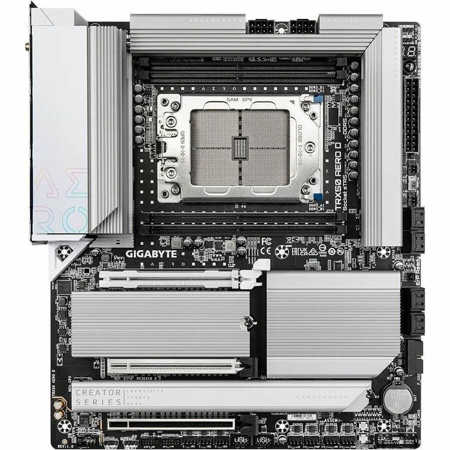 Gigabyte Ultra Durable TRX50 AERO D Desktop Motherboard - AMD TRX50 Chipset - Socket sTR5 - Extended ATX — TRX50 AERO D