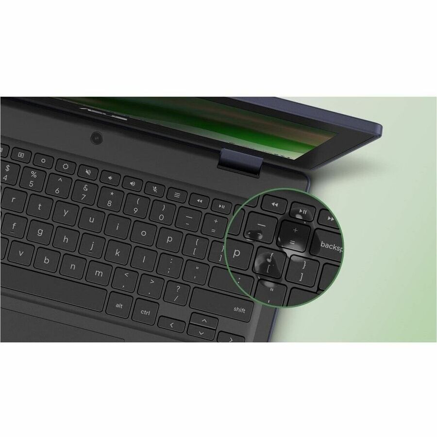 Asus Chromebook CR11 Flip CR1104F CR1104FTA-YZ84T 11.6" Touchscreen Rugged Convertible 2 in 1 Chromebook - HD - Intel N-Series N150 - 8 GB - 64 GB Flash Memory - Mineral Gray — CR1104FTA-YZ84T