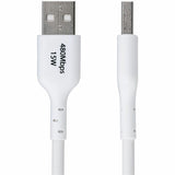 StarTech.com 10ft (3m) USB-A to USB-C Charging Cable, Charge & Sync, 3A, USB 2.0, TPE Jacket - White USB Charging Cord — USB2AC10FWHE