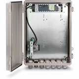TRENDnet Outdoor IP68 Weatherproof Power Supply Box Enclosure, TI-CA3K, Power Supply and Surge Protector Included, IK10 Impact Protection, Power Supply Supports up to 200W (55V DC, 3.6A), White — TI-CA3K