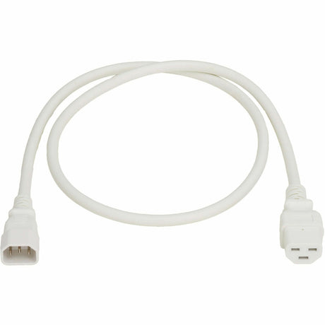 Eaton Tripp Lite Series Power Cord, C14 to C21 - Heavy-Duty, 15A, 250V, 14 AWG, 3 ft. (0.9 m), White — P037-003-AWH
