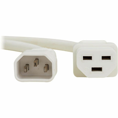 Eaton Tripp Lite Series Power Cord, C14 to C21 - Heavy-Duty, 15A, 250V, 14 AWG, 3 ft. (0.9 m), White — P037-003-AWH