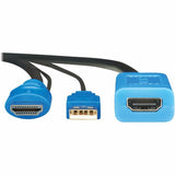 Eaton Tripp Lite Series HDMI Extension Cable with Active Signal Booster/Repeater (M/F), 8K 60 Hz, HDR, 4: 4: 4, HDCP 2.3, 25 ft. (7.6 m) — P569-A25-MF-8K6