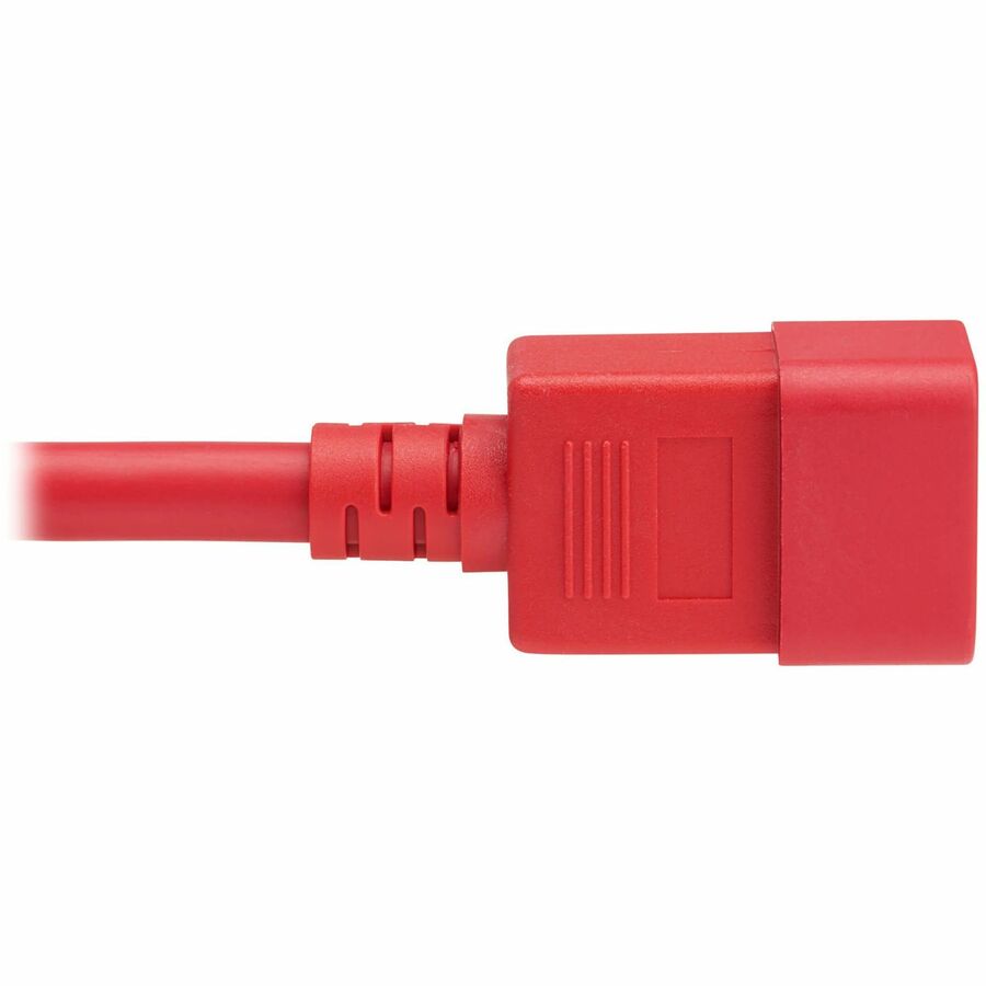 Eaton Tripp Lite Series Power Cord, C20 to C21 - Heavy-Duty, 20A, 250V, 12 AWG, 5 ft. (1.5 m), Red — P035-005-ARD