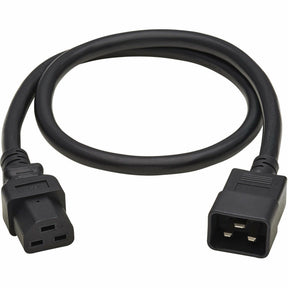 Eaton Tripp Lite Series Power Cord, C20 to C21 - Heavy-Duty, 20A, 250V, 12 AWG, 4 ft. (1.2 m), Black — P035-004