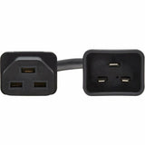 Eaton Tripp Lite Series Power Cord, C20 to C21 - Heavy-Duty, 20A, 250V, 12 AWG, 4 ft. (1.2 m), Black — P035-004