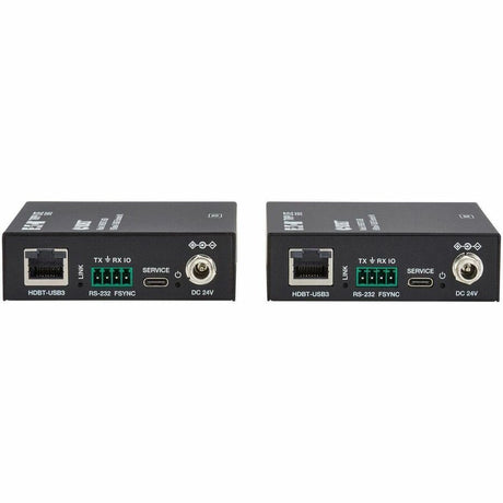 Eaton Tripp Lite Series HDBaseT-USB3 over Cat6a Extender Kit, 4 USB-A 3.2 Gen 1 Ports, PoC, RS-232, Up to 328 ft. (100 m), TAA — BHDBT3-USB