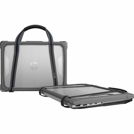 Extreme Shell-FL3 Slide Case for HP Fortis G1m Chromebook 11.6" Clamshell (MediaTek Processor) (Grey/Slide-On Top, PC Bottom) — HPESFLG1MCGRY