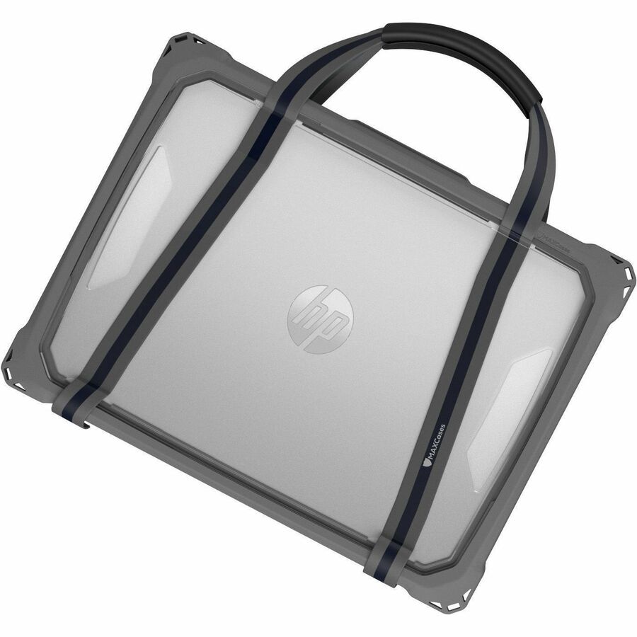 Extreme Shell-FL3 Slide Case for HP Fortis G1m Chromebook 11.6" Clamshell (MediaTek Processor) (Grey/Slide-On Top, PC Bottom) — HPESFLG1MCGRY