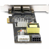 StarTech.com 2-Port 2.5Gbps PCI Express PoE Network Card, Dual Intel I225-V, PCIe 802.3af/at PoE+ Multi-Gigabit Ethernet NIC — PR22GIP-NETWORK-CARD