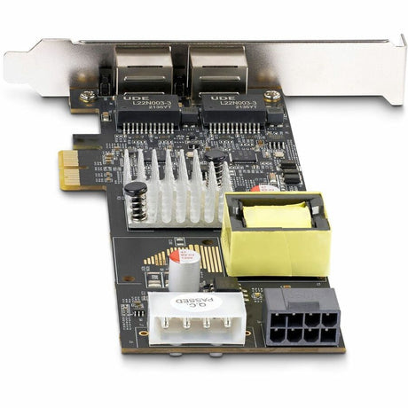 StarTech.com 2-Port 2.5Gbps PCI Express PoE Network Card, Dual Intel I225-V, PCIe 802.3af/at PoE+ Multi-Gigabit Ethernet NIC — PR22GIP-NETWORK-CARD