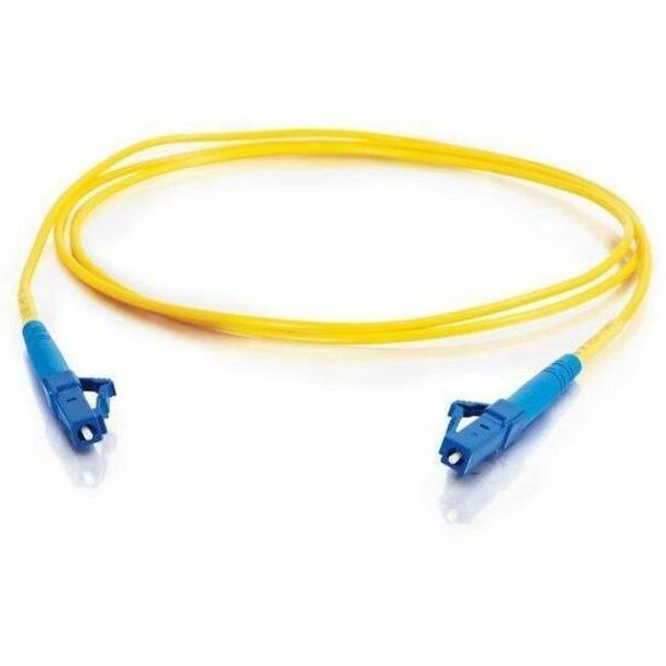 C2G-5m LC-LC 9/125 OS1 Simplex Singlemode PVC Fiber Optic Cable - Yellow — 37106