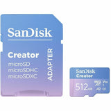 SanDisk Creator SDSQXAV-512G-GN6MS 512 GB Class 10/UHS-I (U3) V30 microSDXC - 1 — SDSQXAV-512G-GN6MA