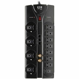 Eaton Tripp Lite Series Protect It! 12-Outlet Surge Protector, 8 ft. (2.43 m) Cord, 2880 Joules, Tel/Modem/Coaxial/Ethernet Protection — TLP1208SAT