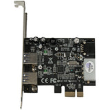 StarTech.com 2 Port PCI Express (PCIe) SuperSpeed USB 3.0 Card Adapter with UASP - 5Gbps - LP4 Power — PEXUSB3S25