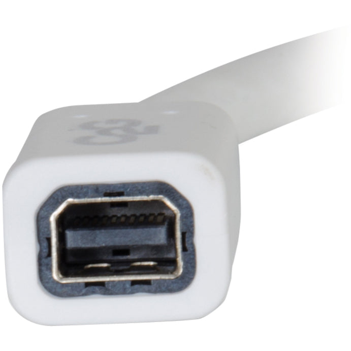 C2G 10ft Mini DisplayPort Extension Cable M/F - White — 54415