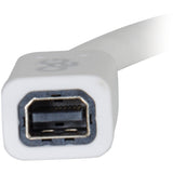 C2G 10ft Mini DisplayPort Extension Cable M/F - White — 54415
