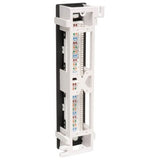 Eaton Tripp Lite Series 12-Port Wall-Mount Cat5e Patch Panel, 568B, RJ45 Ethernet, TAA — N050-012